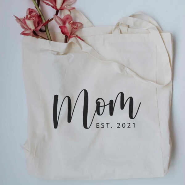 mom ets tote bag cream